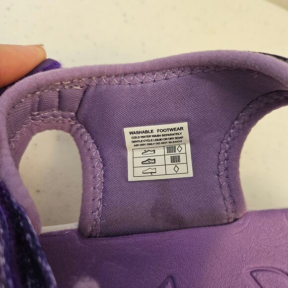 KEEN Elle Backstrap Sandals Big Kid Size 6 Purple Tie Dye Adjustable Lightweight - Picture 7 of 7